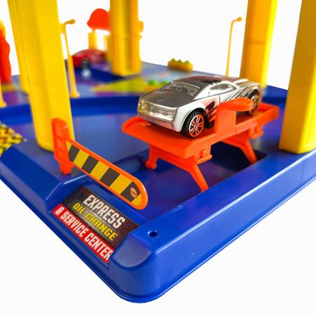 Pista Garagem Carrinhos Compatível Hotwheels Para Crianças - JOKA