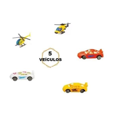 Pista carrinho helicoptero double park speedster 77 pecas polibrinq pk002