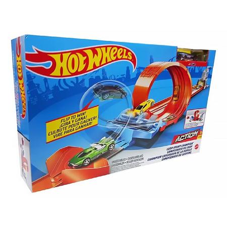 Hot Wheels Pista de Campeonato Campeonato de Looping GBF81/GTV13 - Mat -  Happily Brinquedos