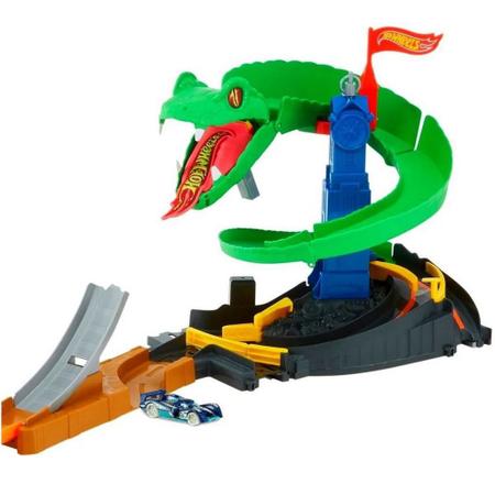 Pista Hot Wheels Ataque Da Cobra - Mattel - Pistas de Brinquedo