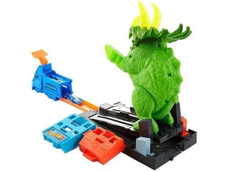 Pista Hot Wheels Dinossauro Triceratops Brinquedo Mattel - Pistas -  Magazine Luiza