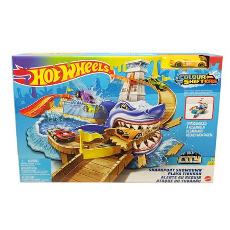 Pista Hot Wheels Color Change Ataque Tubarao - Mattel - A sua Loja de  Brinquedos, 10% Off no Boleto ou PIX