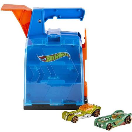 Pista Hot Wheels Caixa Lançadora De Carros - Mattel GCF92 - Arco-Íris Toys