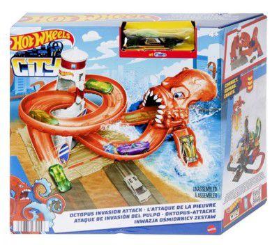 Pista Hot Wheels City Ataque do Polvo Mattel - Detalhes Magazine