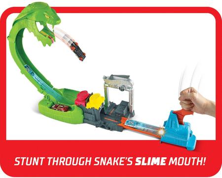 Pista Hot Wheels City Ataque De Cobra Serpente Tóxico Mattel Cor