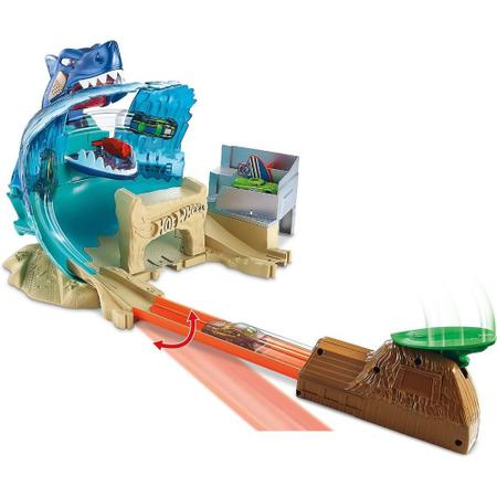 Pista Hot Wheels City Ataque Tubarão - Mattel FNB21 - Pistas de