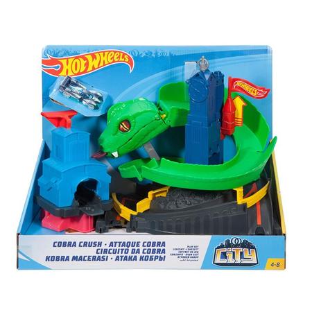 Pista Hot Wheels City Conjunto Ataque de Cobra - Mattel - Dorémi