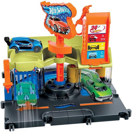 Pista hot wheels lava rapido postinho carro que muda cor pontofrio