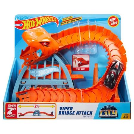 PISTA HOT WHEELS COBRA VS PISTA HOT WHEELS SERPENTE!! 