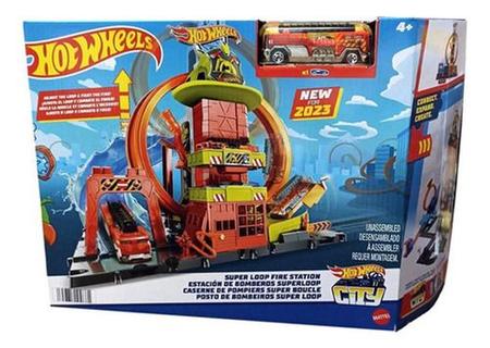 Pistas e Autoramas - Pista Hot Wheels - Posto de Bombeiros Super