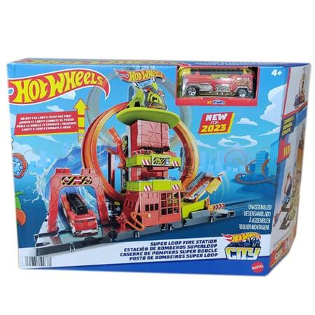 Hot Wheels Pista Desafio Recorde 9 Loops e 2 Propulsores