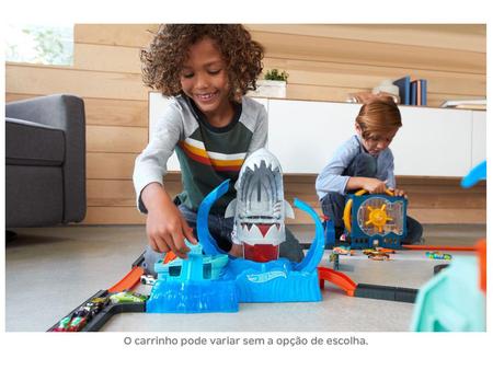 Pista Hot Wheels City Robô Tubarão, Multicolorido Mattel - GJL12 Pista