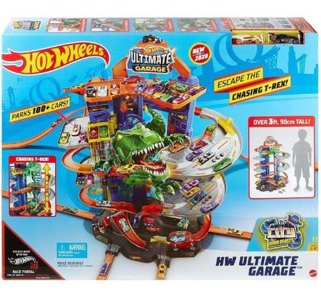 Pista hot wheels dinossauro