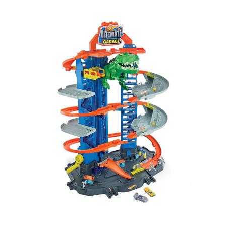 Pista hot wheels city garagem