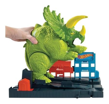 Pista Hot Wheels Dinossauro Triceratops Brinquedo Mattel - Pistas -  Magazine Luiza