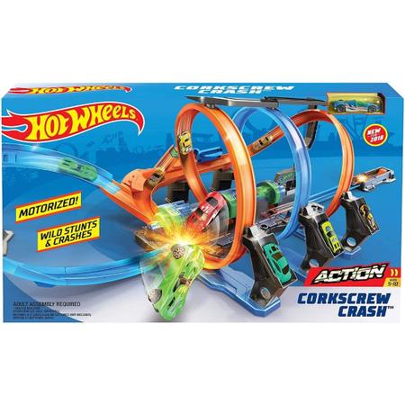 Pista Hot Wheels Espiral De Batidas - Corkscrew - Mattel