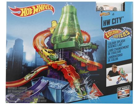 Pista Hot Wheels com Estação Cientifica, Mattel - Aqui Tem Pechincha