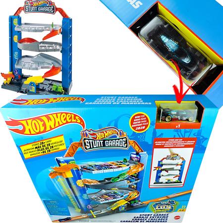 Pista Hot Wheels City Stunt Garage Mattel - Gnl70