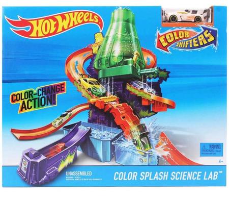 Pista Hot Wheels Color Splash Estação Científica Mattel - FUN - Pistas de  Brinquedo - Magazine Luiza