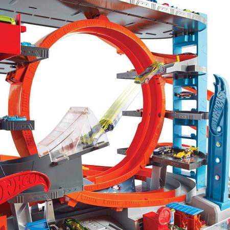 Pista hot wheels wall tracks super pista mattel, casas bahia