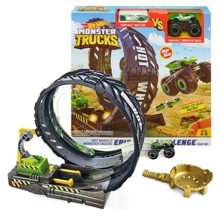 Pista Monster Trucks Conjunto Desafio do Loop Épico - Hot Wheels - Mattel  em Promoção na Americanas