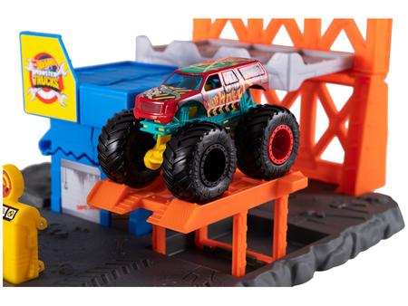 Pista Hot Wheels Monster Trucks Estação de Explosão, Brinquedo Mattel  Nunca Usado 92025739