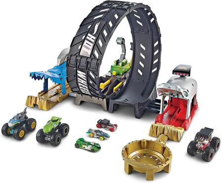 Pista Hot Wheels Looping Monster Truks - Mattel - Pistas