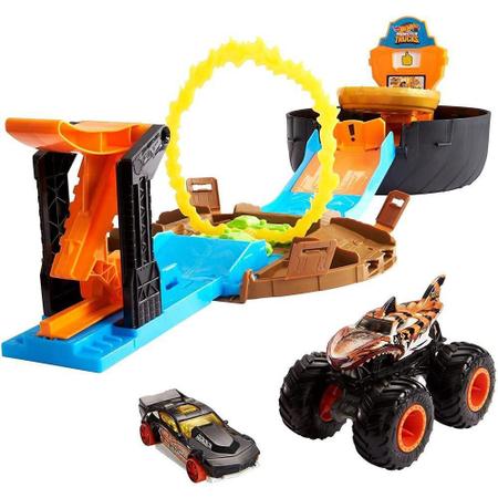 Pista Hot Wheels Pneus De Acrobacias Monster Truck - Mattel - Pistas -  Magazine Luiza