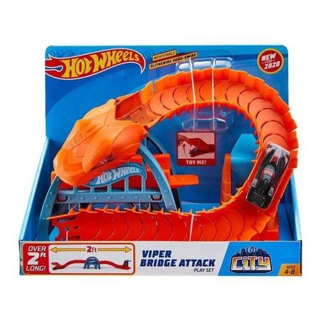 Pista Hot Wheels - Ponte de Cobra - Mattel - PBKIDS Mobile