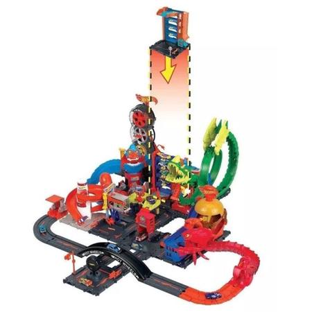 Pista Hot Wheels City Quartel dos Bombeiros Super Loop Mattel - Fátima  Criança