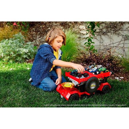 Pista Hot Wheels Monster Trucks Batalha Do Tubarão Mecha FYK14