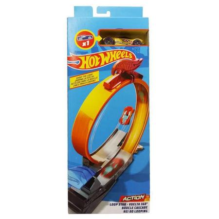 Pista de Carrinhos Hot Wheels - Acrobacias - Rei do Looping - Mattel