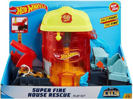 Pista Hot Wheels City Quartel dos Bombeiros Super Loop Mattel - Pistas de  Brinquedo - Magazine Luiza