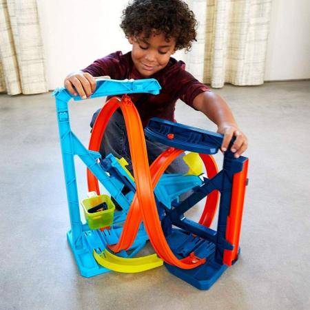 Pista de Percurso HOT Wheels TRACK Builder KIT Loop Infinito