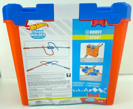 Pista Hot Wheels Caixa de Manobra track builder +2 carrinhos - GAMES &  ELETRONICOS