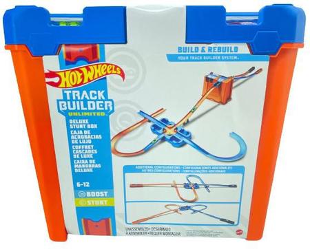 Pista Hot Wheels Caixa de Manobra track builder +2 carrinhos - GAMES &  ELETRONICOS