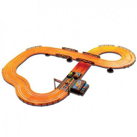 Pista Hot Wheels Track Set 2 Carrinhos + 2 Controles-multikids