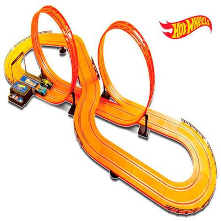 Pista Hot Wheels Track Set Deluxe com 2 Carros 632cm - BR083 - Luxgolden