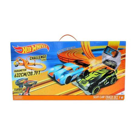 Pista Hot Wheels Track Set Deluxe com 2 Carros 632cm - BR083