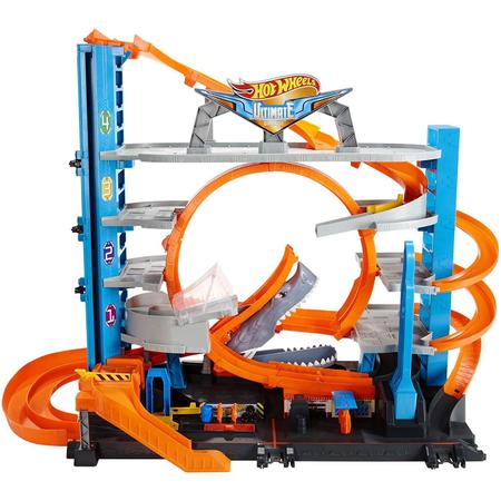 Pista Hot Wheels Mega Garagem Tubarão Gigante