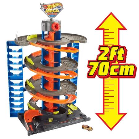 Pista Hot Wheels City Mega Garagem Espiral - Mattel