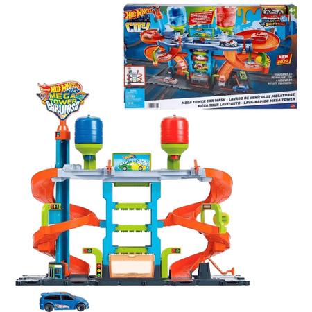 Pista Hot Wheels City Lava rápido Mega Torre Mattel - Fátima Criança