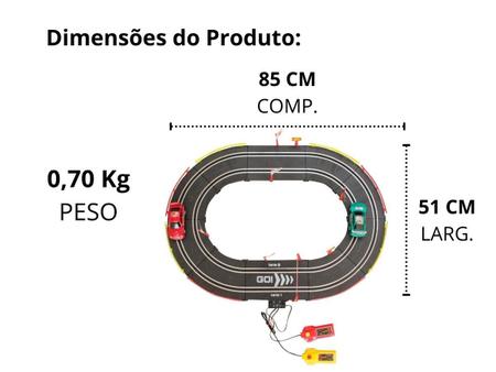 Pista Infantil Com 2 Carrinhos 50 Peças - Importway