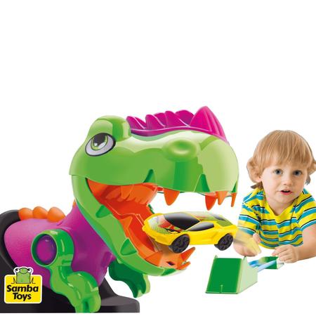 Pista com Carrinho Dinossauro 1 Looping - Toyng 43372 - UPA STORE