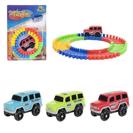 Pista Carrinhos Corrida Presente Menino Brinquedo Infantil