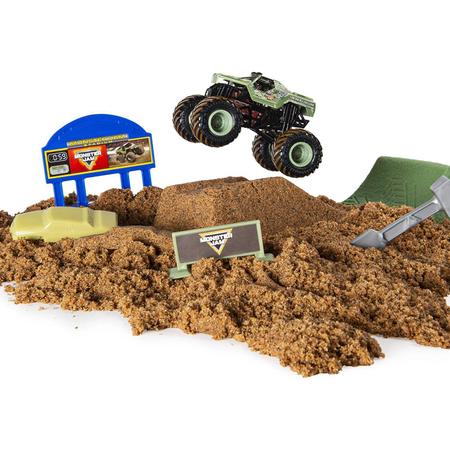 Pista Monster Jam - Playset Deluxe c/ 453 g de Areia Mágica2 - JP Toys -  Brinquedos e Actions Figures para todas as idades