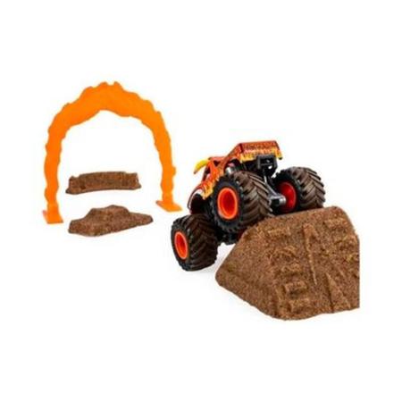 Conjunto e Pista - Hot Wheels - Monster Trucks - Pneu de Acrobacia - Mattel  - Pistas - Magazine Luiza