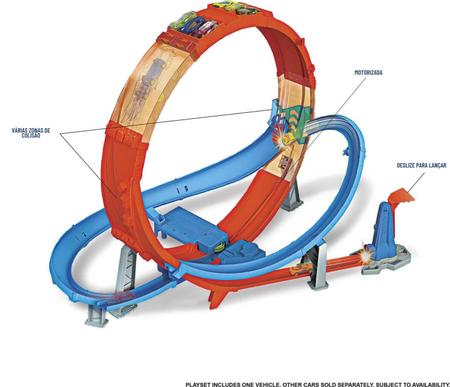 Pista Hot Wheels Action Desafio de Voltas - Mattel - A sua Loja de