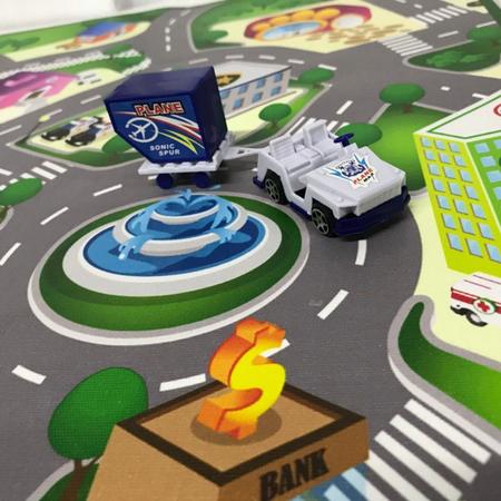 Pista para Carrinhos Hotcars Grande Cidade 200x140cm