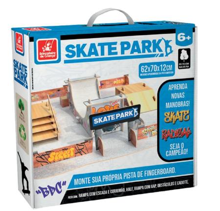 Imagem de Pista park c/ skate dedo completa - brincadeira de criança